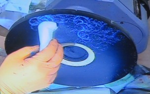 Using kitchen paper as the applier